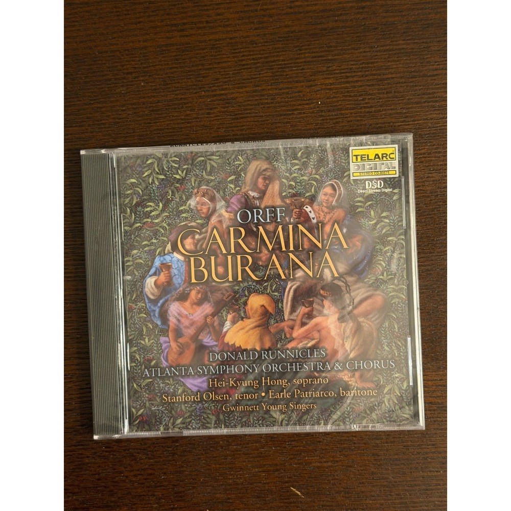 Orff Carmina Burana CD Donald Runnicles Atlanta Symphony Telarc DSD CD-80575 New